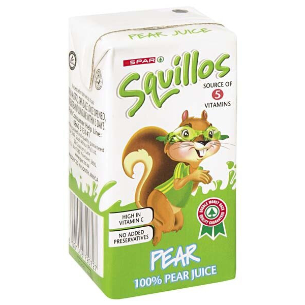 Spar Squillos Pear Juice 160ml