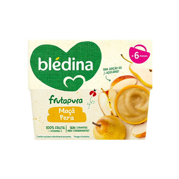 Bledina Frutapura Maca Pera 4X95g