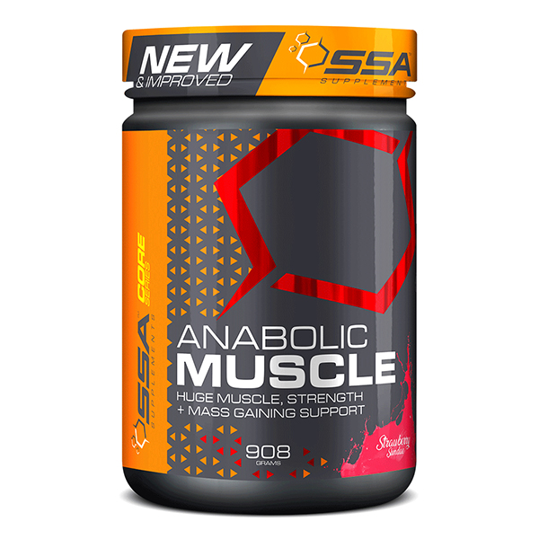 Ssa Anabolic Muscle Strawberry 908Gr