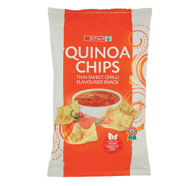 Spar Quinoa Chips Thai Sw/Chilli Snack 100Gr