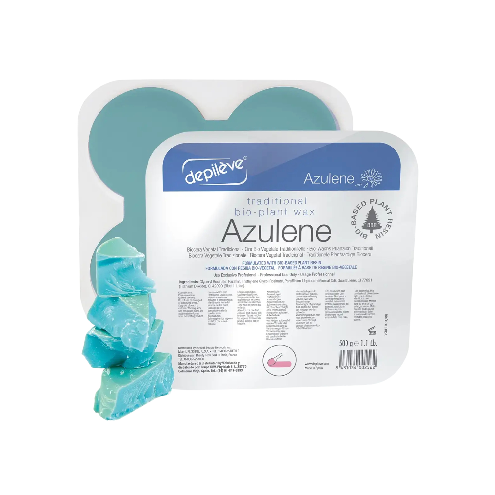 Depileve Biocera Vegetal Azulene 500g