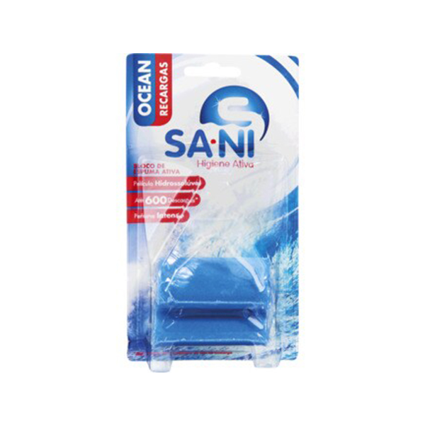Sani Bloco De Espuma Activa Recarga 2*40g
