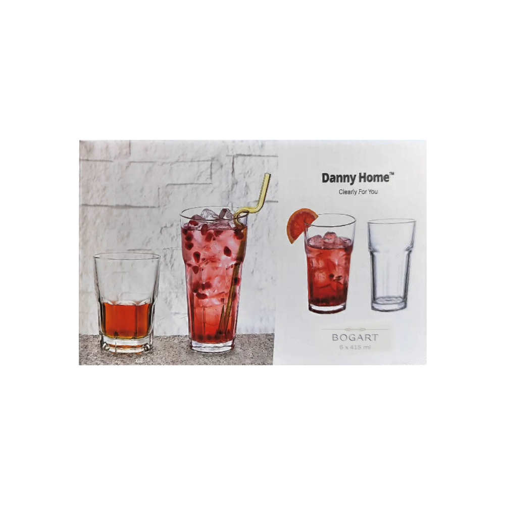 Danny Home Glass Cup 415ml 1988-104 6’S