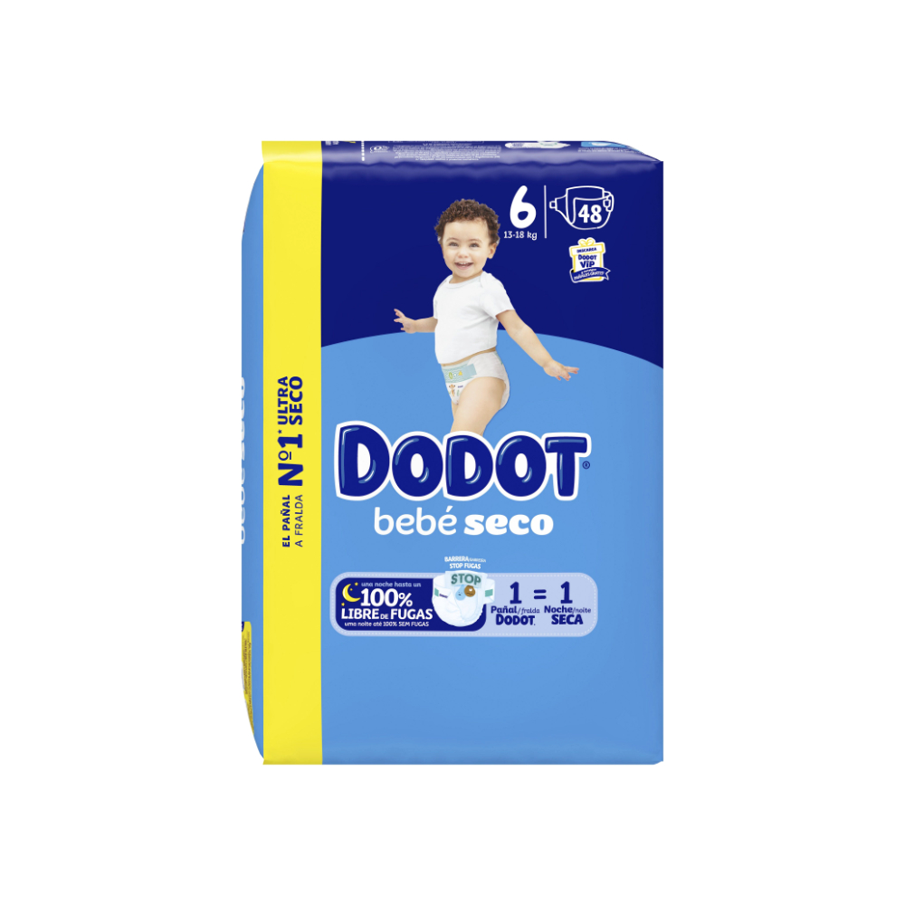 Dodot Fralda Bebe Seco (T6) C/ 48’S