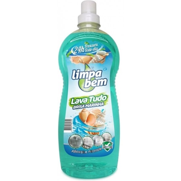 Limpa Bem Lava Tudo Brisa Marinha 1.5L