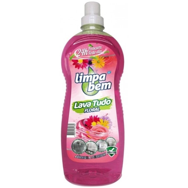 Limpa Bem Lava Tudo Floral 1.5L