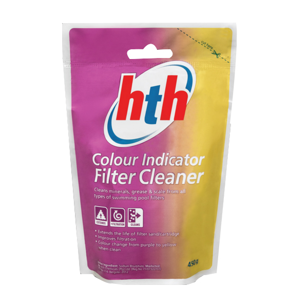 Hth Colour Indicator Filter Cleaner 450g