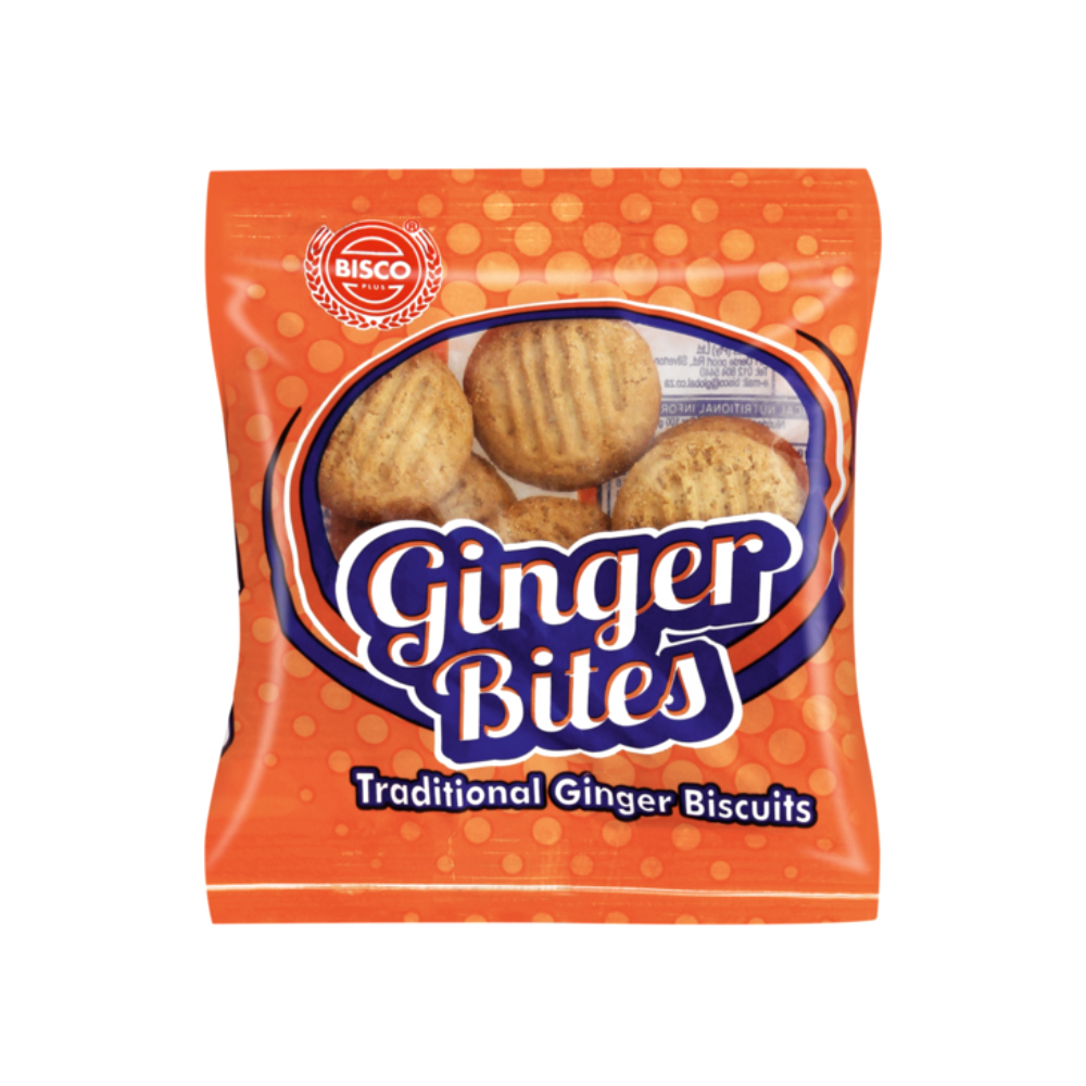 Bisco Ginger Bites Traditional 25g
