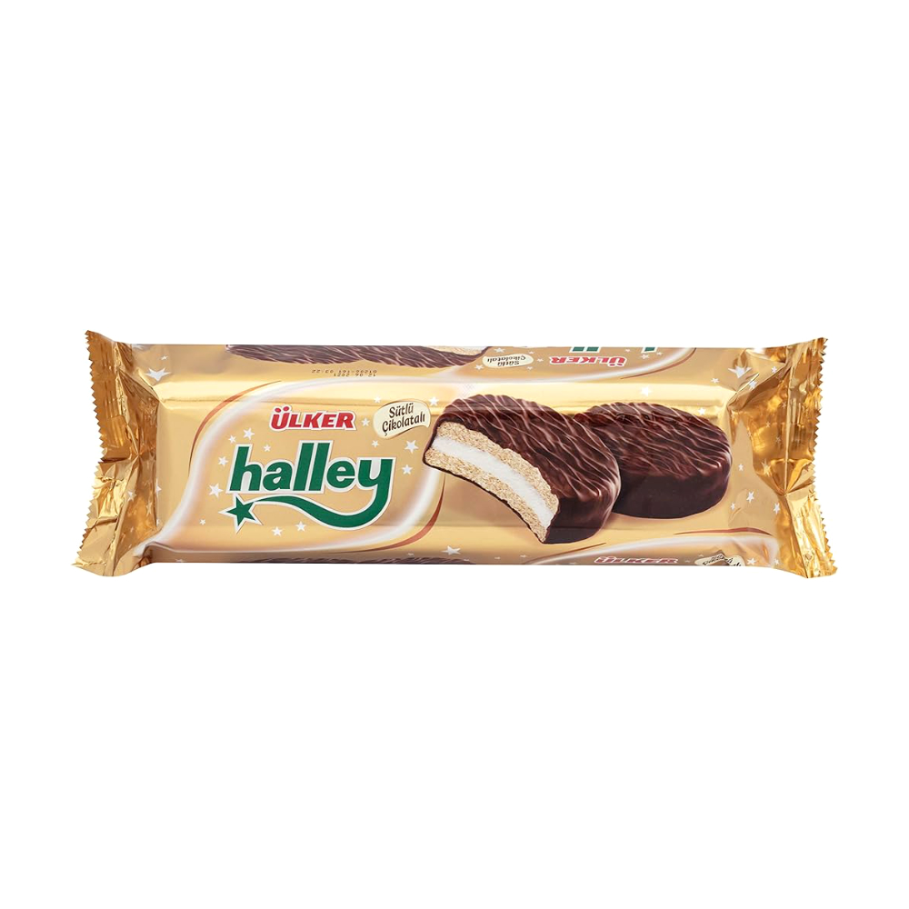 Ulker Halley Coated Sandwich Marshm Bisc 30g