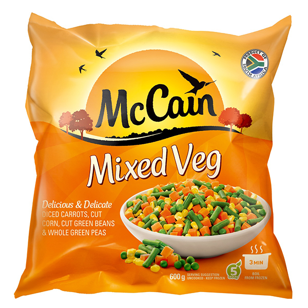 Mccain Mixed Vegetables 600g