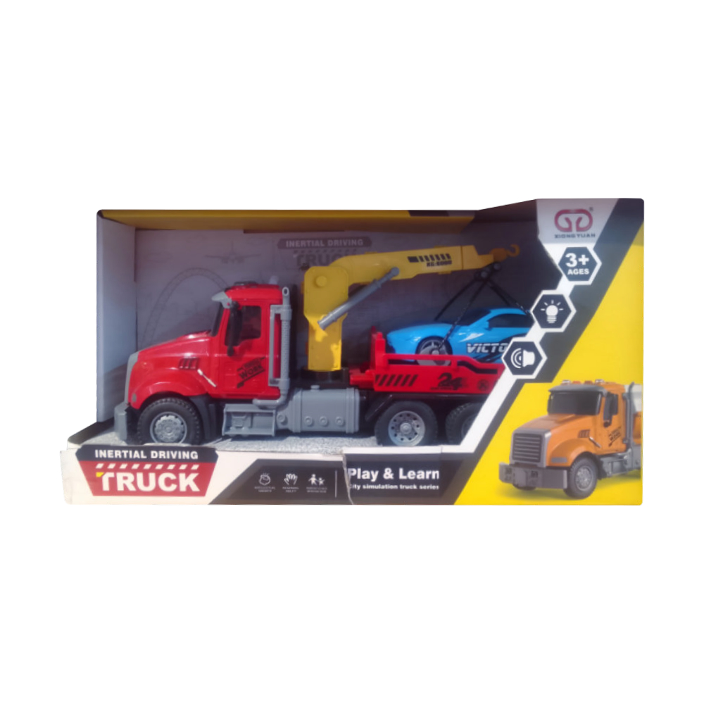 Friction Truck With Sound & Light & Battery 1’S
