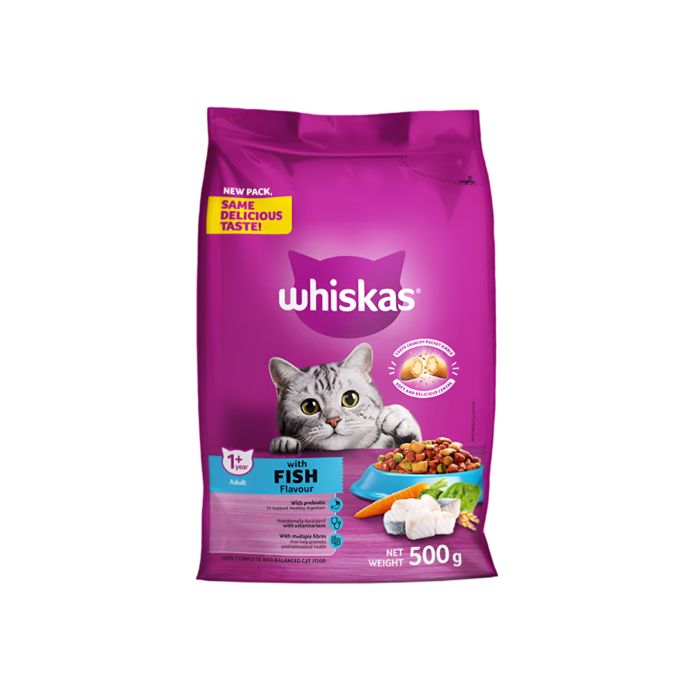 Whiskas Comida P/Gato Fish 500g
