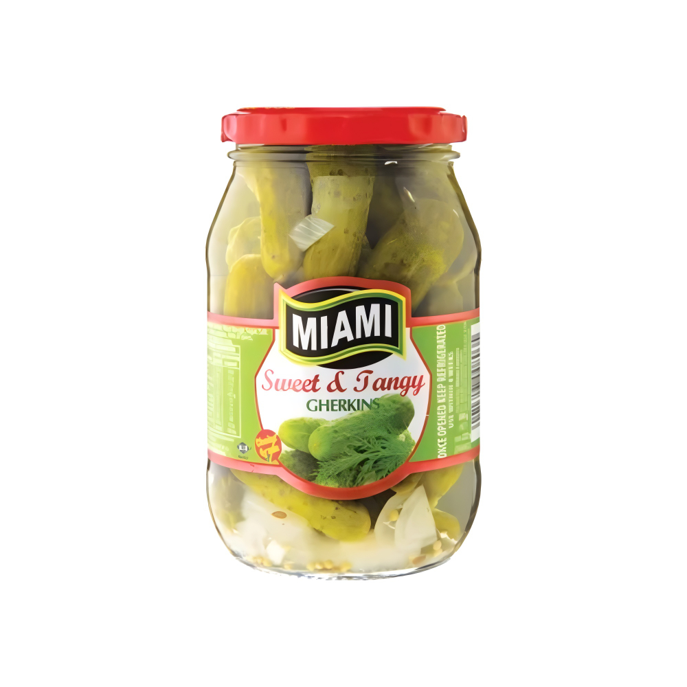 Miami Sweet & Tangy Gherkins 380g