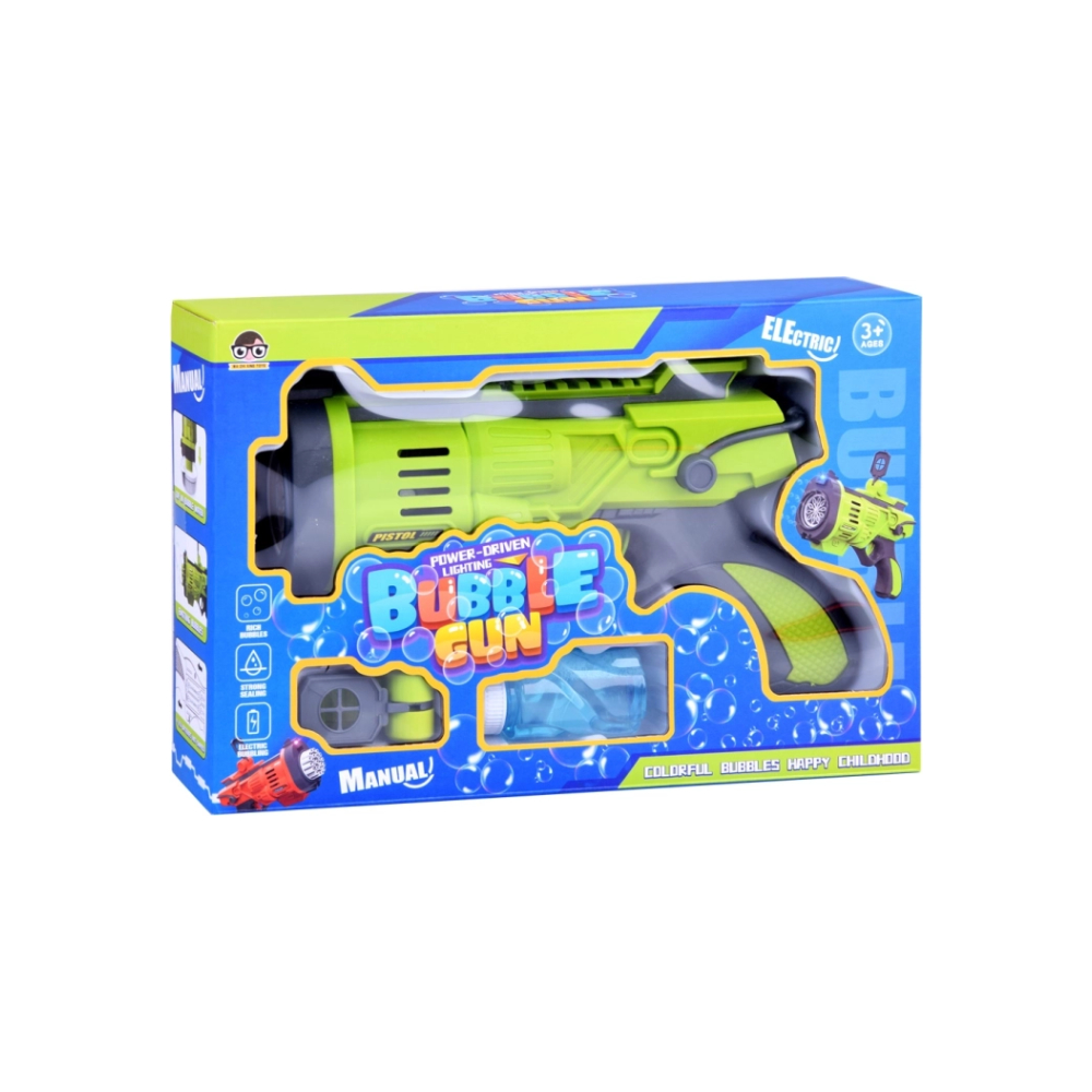 Bubble Gun Electric Green Orange, Green White 3+ Age 3’S