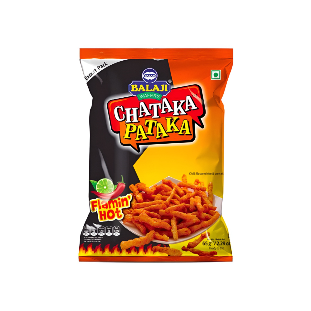 Balaji Chataka Pataka Flaming Hot 65g