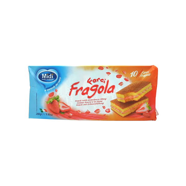 Bolo Midi Farci Fragola Strawberry Filling 280g