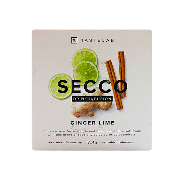 Secco Drink Infusionginger Lime 8X4g