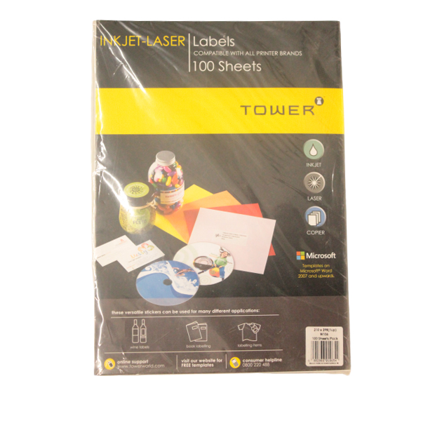 Lebal Tower Resma A4 100Folhas Brancas
