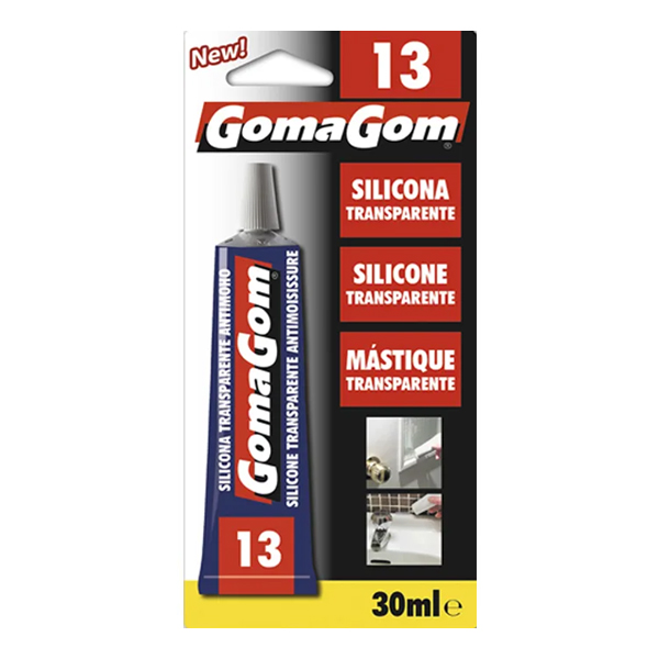Goma Gom Silicone Transparente 30ml N?13