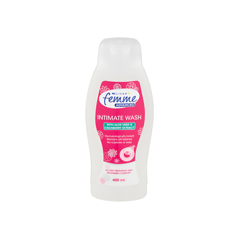 Clicks Femme Advanced Intimate Wash Aloe Vera 250ml