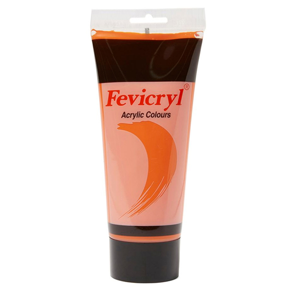 Fevicryl Acrylic Colours Cadmium Orange 200ml