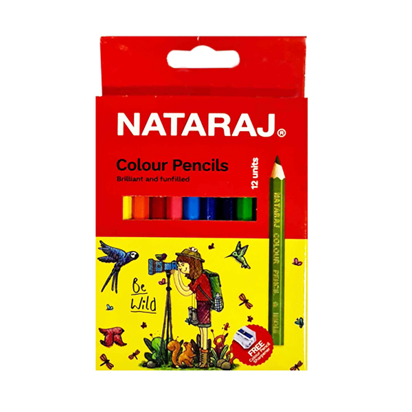Nataraj Colour Pencils 12Unid