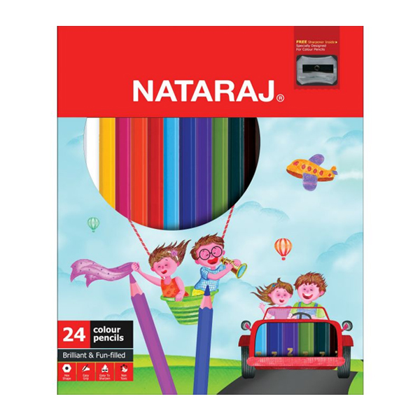 Nataraj Lapis De Cores 24Unidad