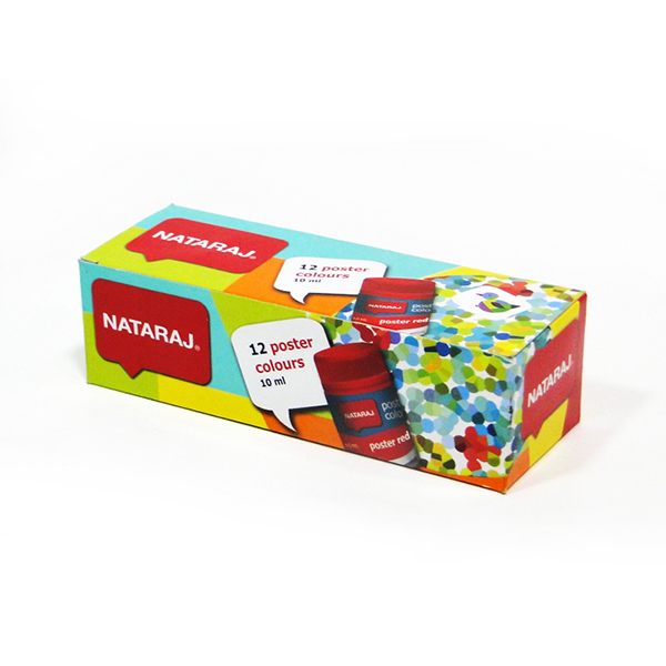 Nataraj Poster Colours 12Pcs
