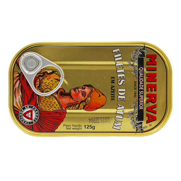 Minerva Filetes De Atum Em Azeite 125g