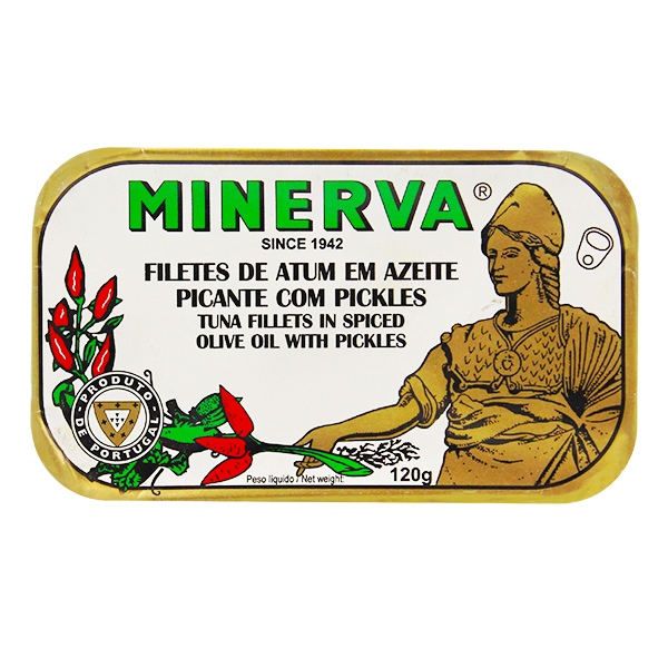 Minerva Filetes De Atum Em Azeite Pickle 120g