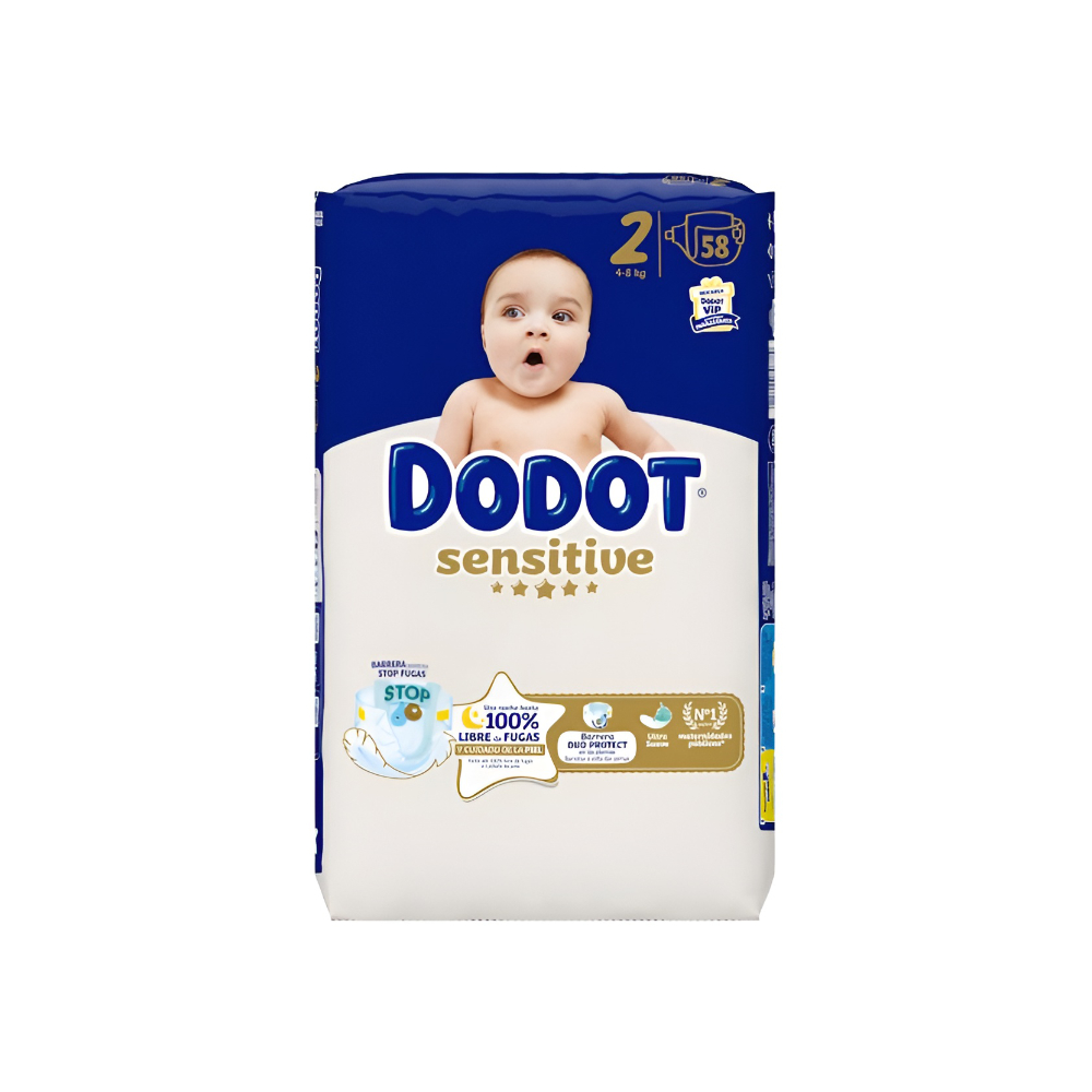 Dodot Fraldas Sensitive T2 C/58