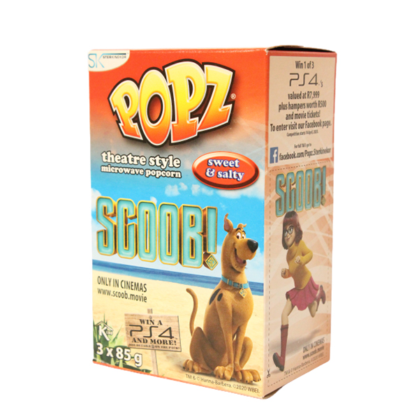 Popz Microwave Popcorn Sweet&Salt 85g