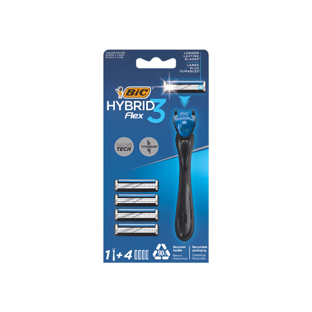 Bic Hybrid 3 Flex Titanium 1+4’S