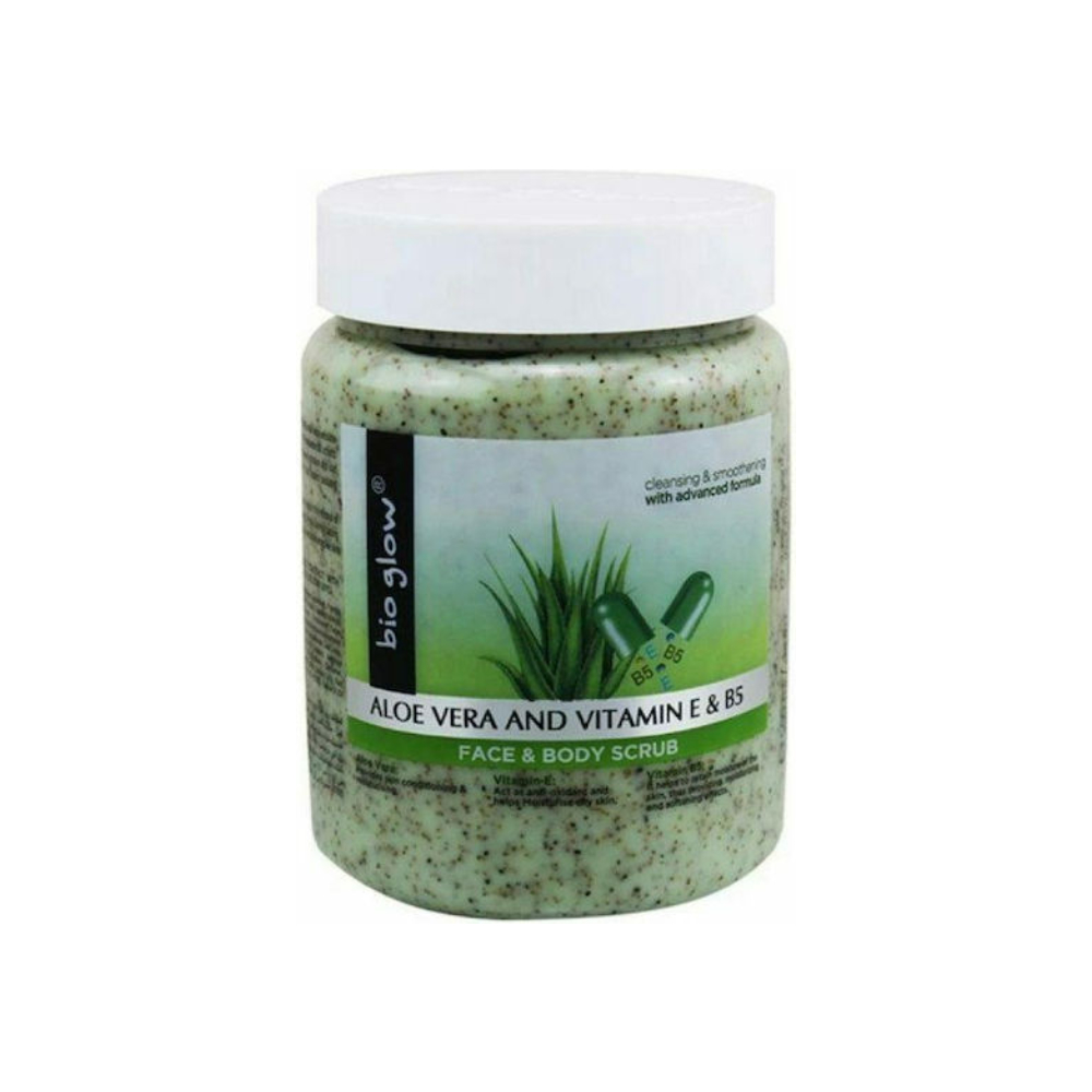 Bio Glow Face & Body Scrub Aloe Vera And Vitamin E 500ml