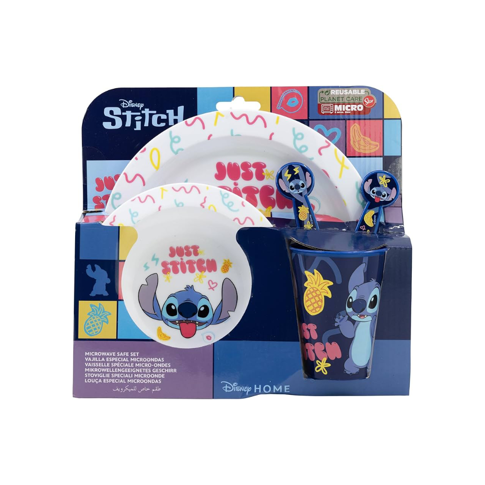 Stitch Conjunto Para Refeicao Gift 1S