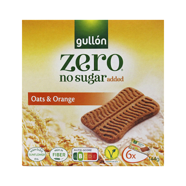 Gullon Bol.diet Naturae Aveia Laranja 144g