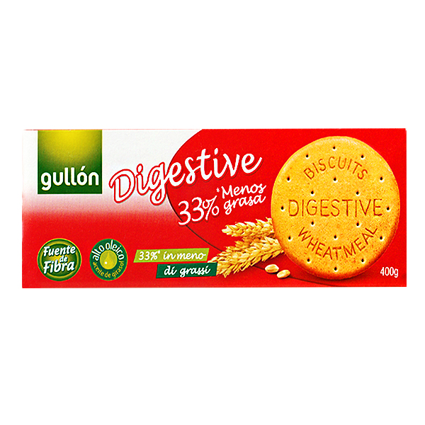 Gullon Bol.digestive 33% Menos Grossa 400g