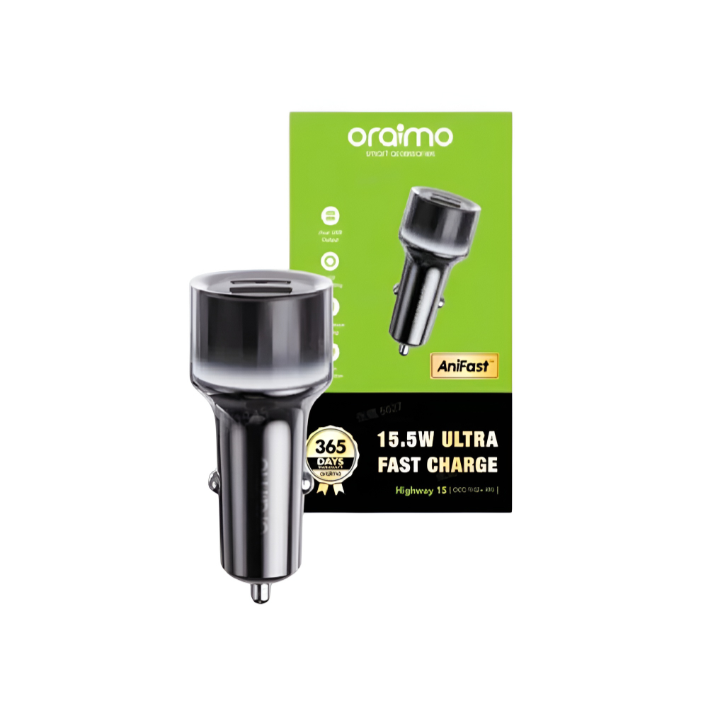 Oraimo Anifast 15.5W Ultra Fast Charge Occ-1152D Black