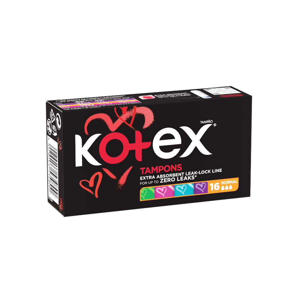 Tampoes Kotex Normal 16