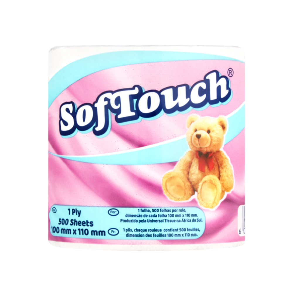 Soft Touch 1Ply 500 Sheets Paper