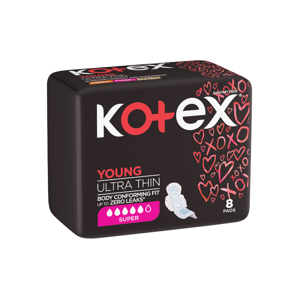 Penso Kotex Young Ultra Thin Super 8 Pads