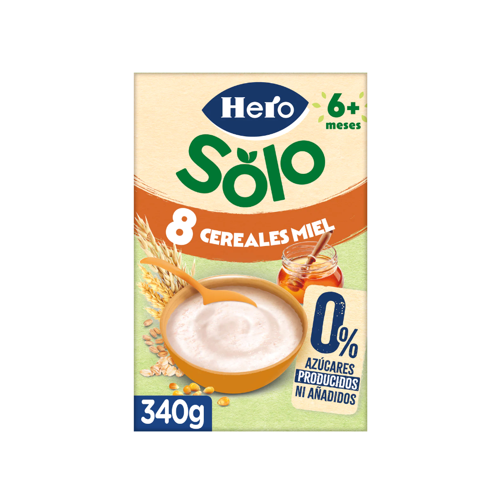 Farinha Hero 8 Cereais Com Mel 0 Acucar 340g