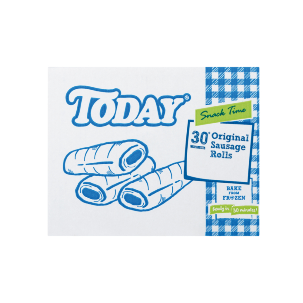 Today Sausage Rolls Original 30 Rolos