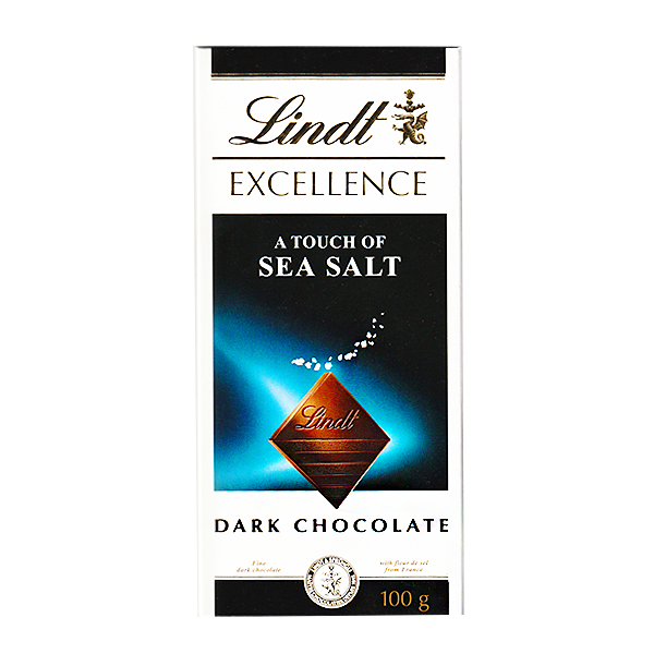 Lindt Sea Salt Dark Chocolate 100g