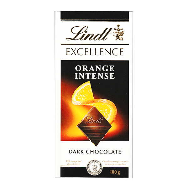 Lindt Orange Intense Dark Choc. 100g