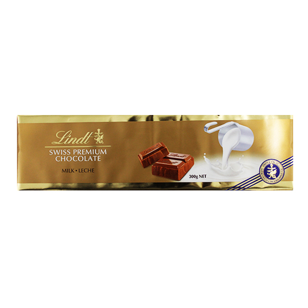 Lindt Swiss Premium Chocolate Milk Leche 300g