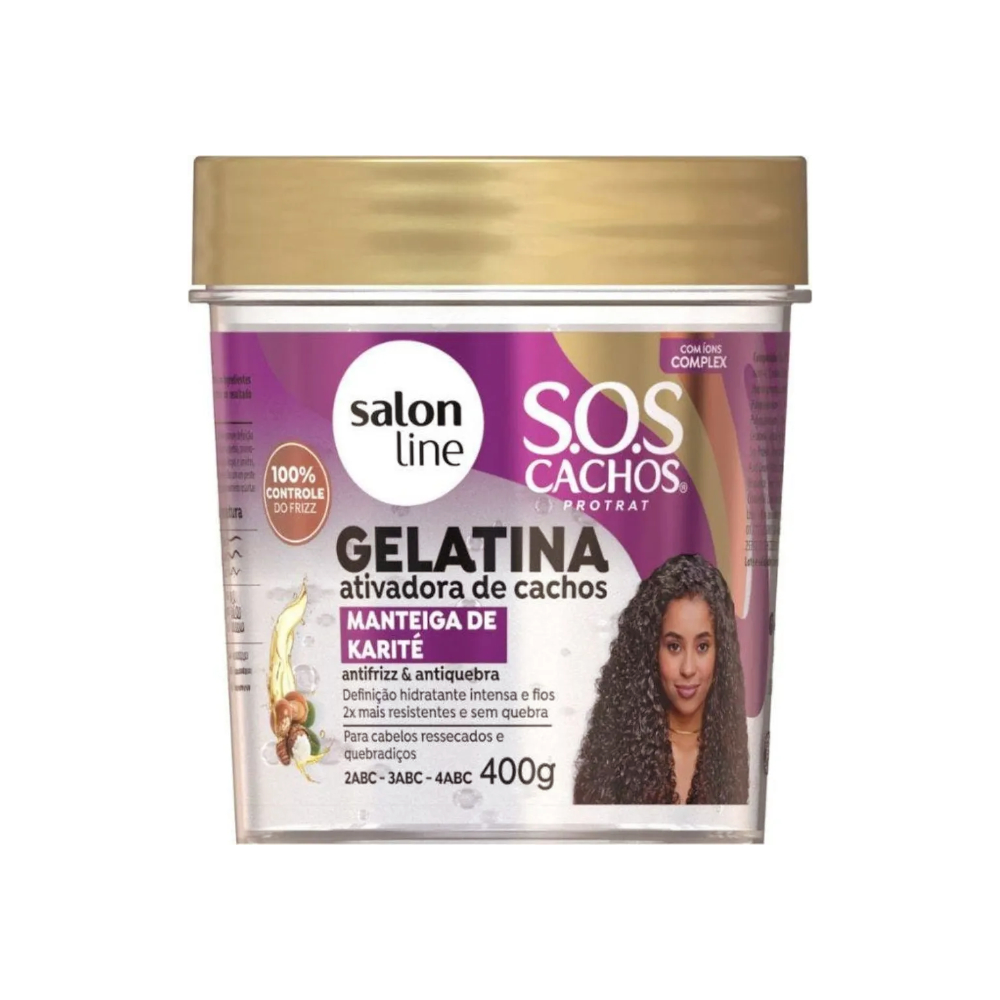 Salon Line Gelatina Ativadora Manteiga De Karite 400g