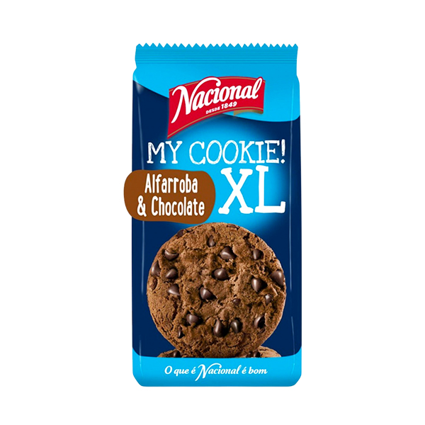 Nacional My Cookie Xl Alfarroba & Chocolate 180g