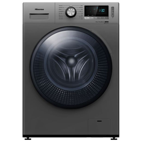 Maquina Lavar E Secar Roupa 10kg/7kg Titanium Grey Front Loading Hisense – New