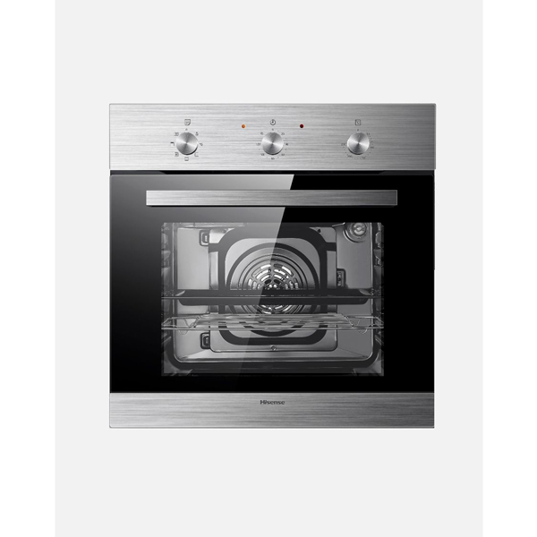 Forno Electrico Embutir Manual 60Cm 67L Inox 6 Funcoes Hisense